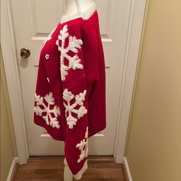 Red Snowflake Sweater - Picture 4 of 8